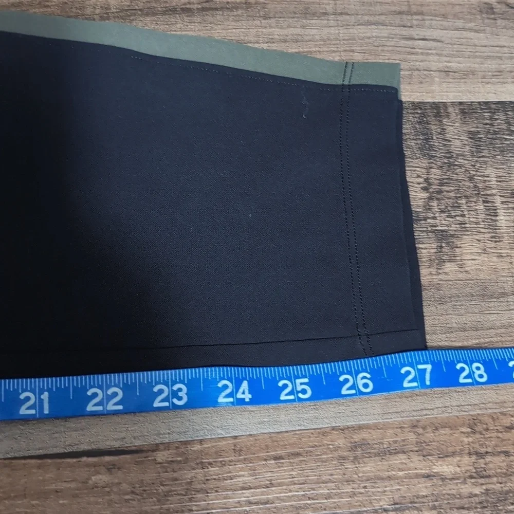 Lululemon On The Fly Pant Woven *Track Stripe Black / Dark Olive | 14 - Picture 12 of 12